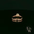 9ct Rose Gold Peridot CZ Solitaire Ring