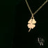 9ct Yellow Gold 4 Leaf Clover Pendant