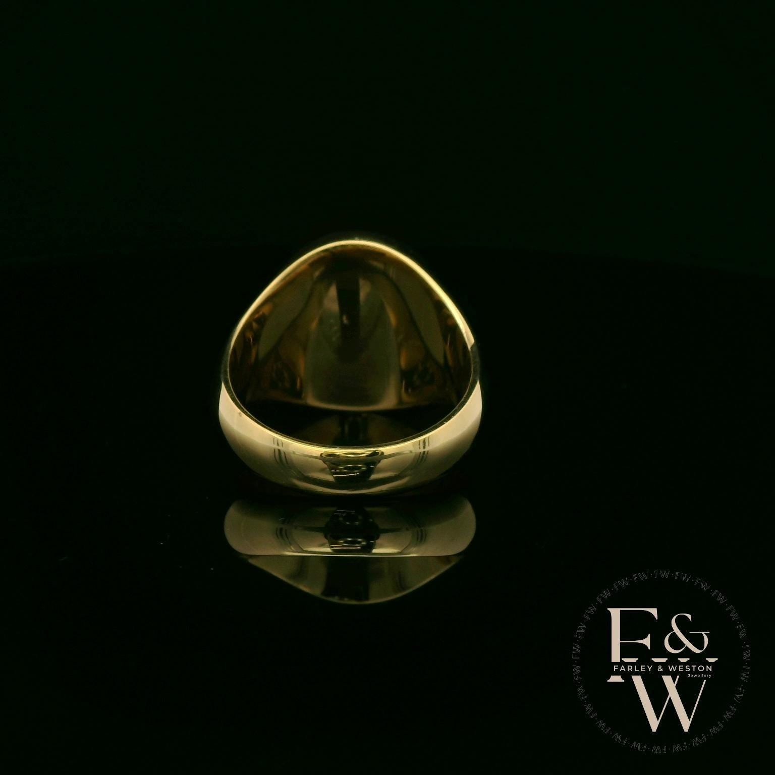 9ct Yellow Gold Prince of Wales Signet Ring