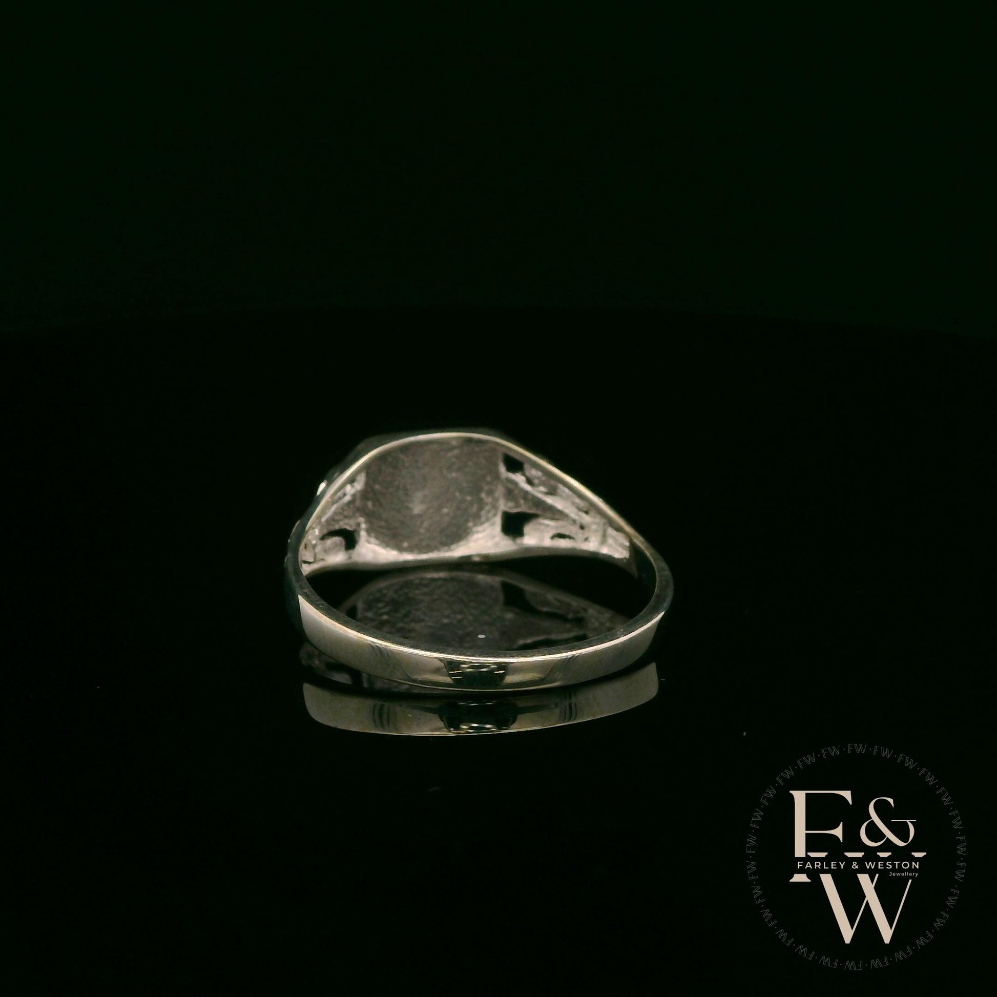 Sterling Silver Welsh Dragon Signet Ring