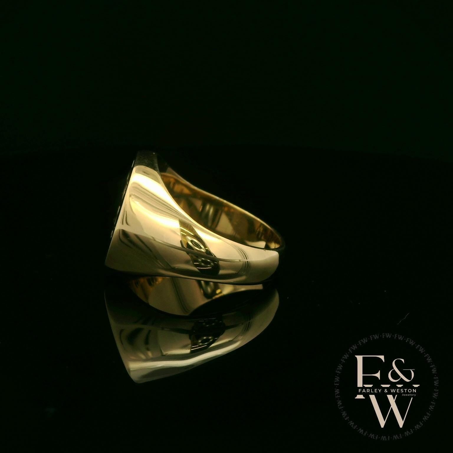 9ct Yellow Gold Prince of Wales Signet Ring