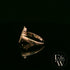 18ct Rose Gold Diamond-Encrusted Open Clover Ring