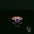 9ct Rose Gold 2ct Amethyst Single Stone Ring