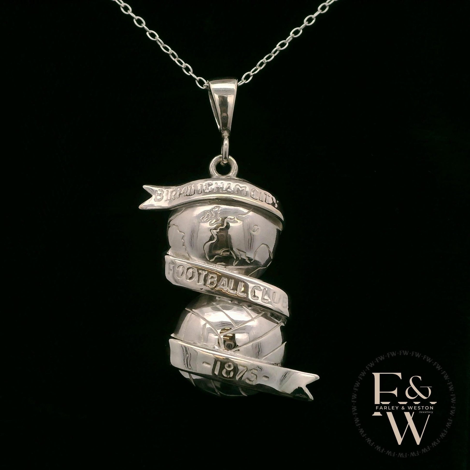 Sterling Silver Birmingham City FC Pendant