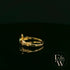 9ct Yellow Gold Heart-Shaped Green Agate Cabochon Claddagh Ring