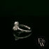 18ct White Gold Double Diamond Art Deco Ring