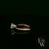 Solitaire Moissanite & 9ct Rose Gold Engagement Ring