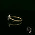 Lab Grown Sapphire and Diamond 9ct Yellow Cluster Ring