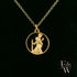 9ct Yellow Gold Saint Christopher Pendant
