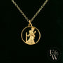 9ct Yellow Gold Saint Christopher Pendant
