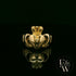 9ct Yellow Gold Claddagh Ring: Heritage Jewellery
