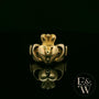 9ct Yellow Gold Claddagh Ring: Heritage Jewellery