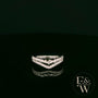 18ct White Gold Baguette-Cut Diamond Band Ring