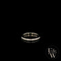 9ct White Gold Channel Set Diamond Half-Eternity Ring