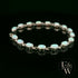 Sterling Silver Oval Cultured Opal Bracelet