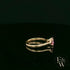 9ct Rose Gold Pink CZ Solitaire Ring