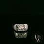 Sterling Silver Welsh Dragon Signet Ring
