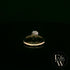 Solitaire Moissanite & 9ct Yellow Gold Engagement Ring