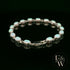 Sterling Silver Oval Cultured Opal Bracelet