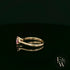 9ct Rose Gold Pink CZ Solitaire Ring