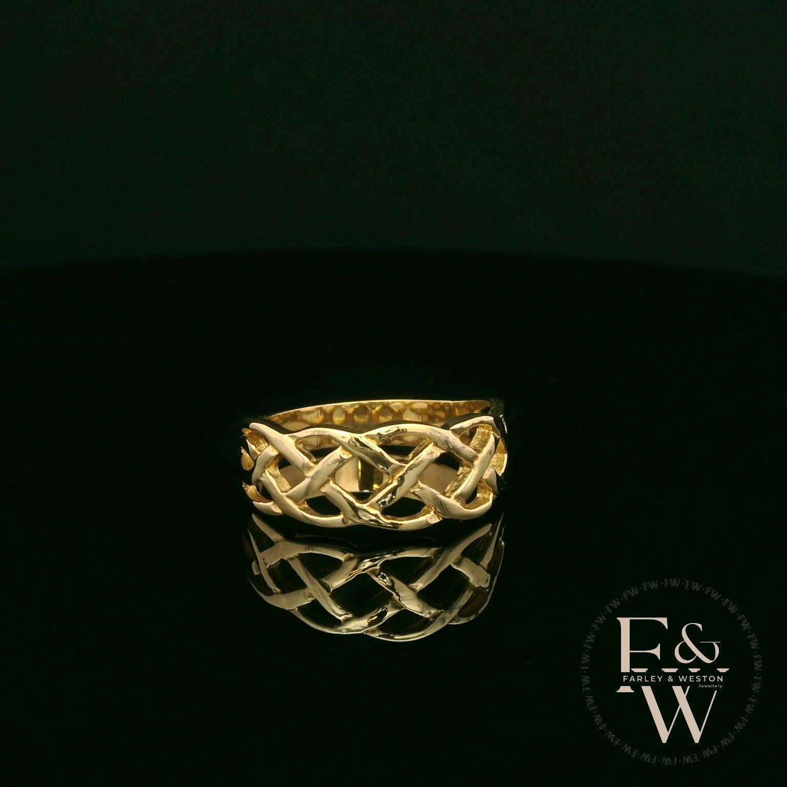 9ct Yellow Gold Celtic Ring