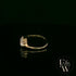 Double Moissanite & 9ct Yellow Gold Ring