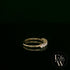 Moissanite & 9ct Yellow Gold Half-Eternity Ring