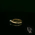 18ct White and Yellow Gold Round-Cut Solitaire Diamond Ring