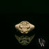 9ct Yellow Gold Welsh Feather Signet