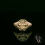 9ct Yellow Gold Welsh Feather Signet