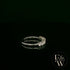 Moissanite & 9ct White Gold Half-Eternity Ring