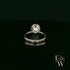 9ct White Gold & White Moissanite Single Stone Ring