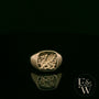 9ct Yellow Gold Welsh Dragon Signet Ring