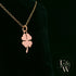 9ct Rose Gold 4 Leaf Clover Pendant