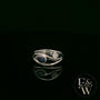 18ct White Gold Royal Blue Pear-Cut Sapphire & Diamond Ring