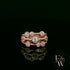 Diamond Unique 9ct Rose Gold Raindance Ring