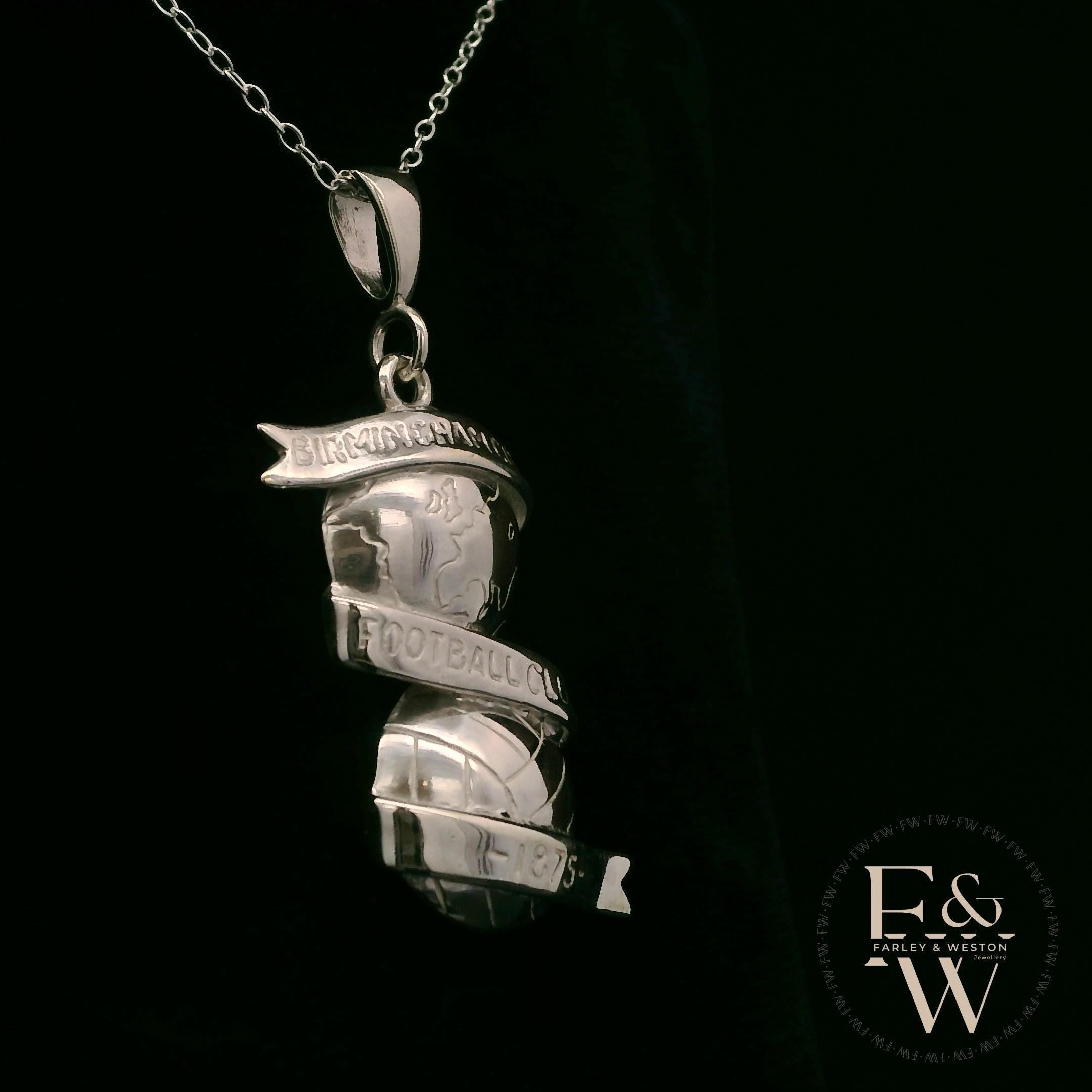 Sterling Silver Birmingham City FC Pendant