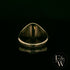 9ct Yellow Gold Welsh Feather Signet