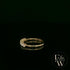 9ct Yellow Gold Lab Grown Diamond Half Eternity Ring