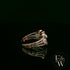 Lab-Grown Diamond 9ct Rose and White Gold Raindance Ring