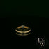 18ct White and Yellow Gold Round-Cut Solitaire Diamond Ring