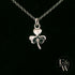 9ct White Gold 3 Leaf Clover Pendant
