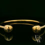 Torque Bangle Heavyweight Handmade 9ct Gold 50g UK Hallmarked