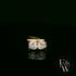 Double Moissanite & 9ct Yellow Gold Ring
