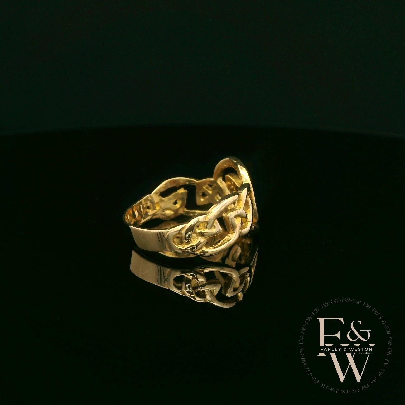 9ct Yellow Gold Celtic Ring