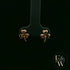 3 Leaf Clover 9ct Rose Gold Studs