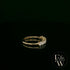 Moissanite & 9ct Yellow Gold Half-Eternity Ring