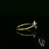 Lab Grown Sapphire and Diamond 9ct Yellow Cluster Ring