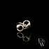 9ct White Gold Horse Shoe Design Ring