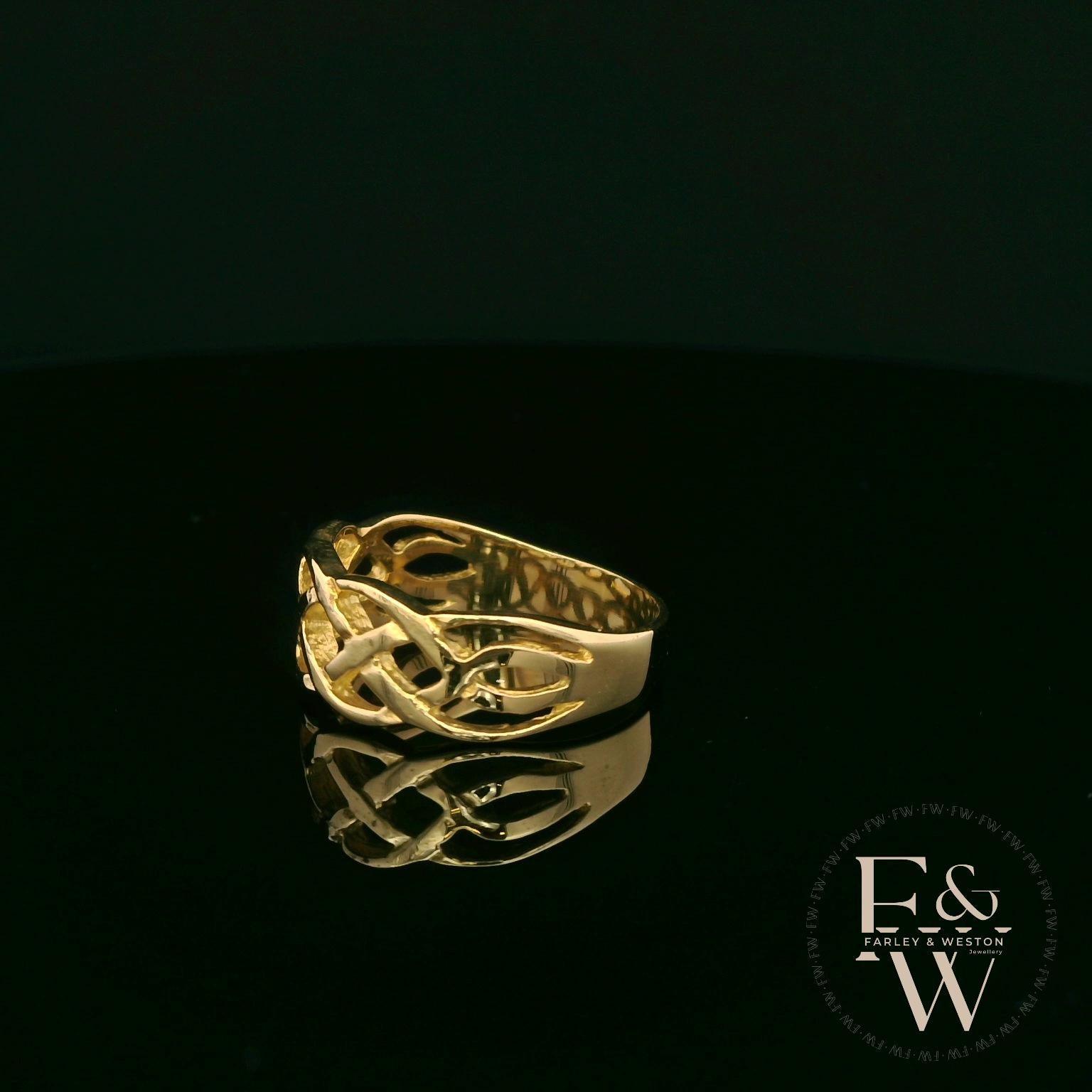 9ct Yellow Gold Celtic Ring